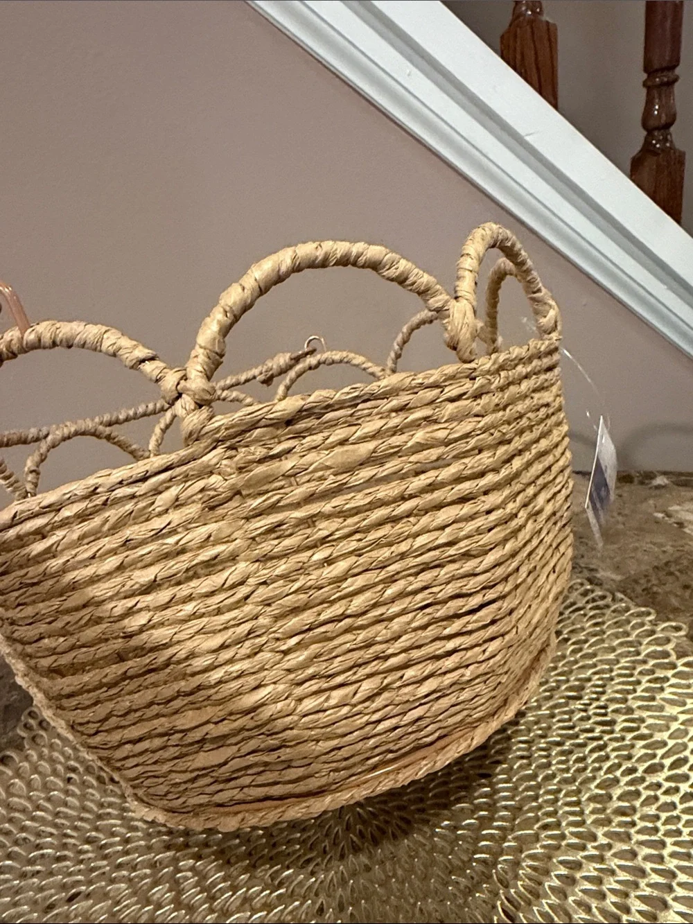 Woven Basket with Handle